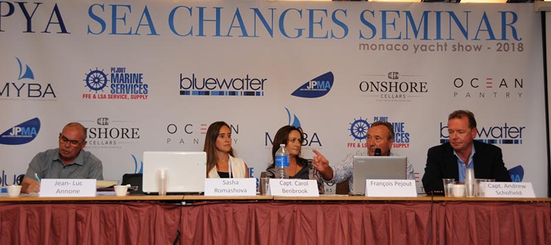 Lire la suite à propos de l’article Pejout Marine Services presente les extincteurs Clean Green et Clean Blue au séminaire Sea Changes 2018 du PYA