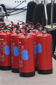 portable fire extinguishers for yachts